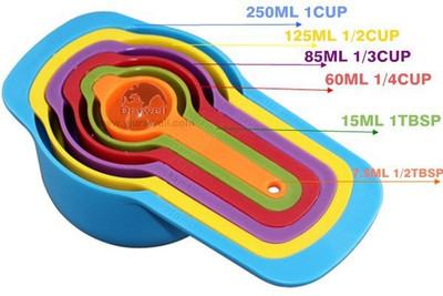 

Saleh Measuring spoon Disposable Plastic Measuring Spoon Set(Pack of 6)