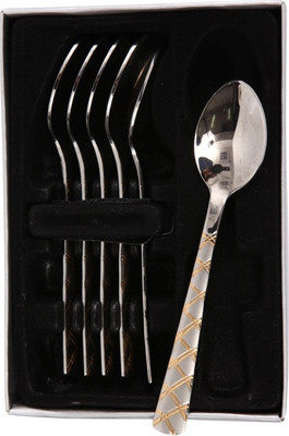 

Mullich Milano Gold Stainless Steel Tea Spoon Set(Pack of 6)