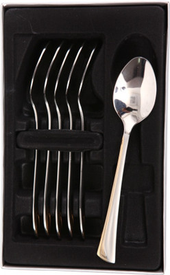 

Mullich Kayla Gold Stainless Steel Baby Spoon Set(Pack of 6)