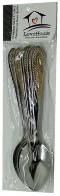 

LoveHome Stainless Steel Dessert Spoon Set(Pack of 6)
