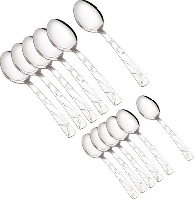 

Petals Stainless Steel Baby Spoon Set(Pack of 12)