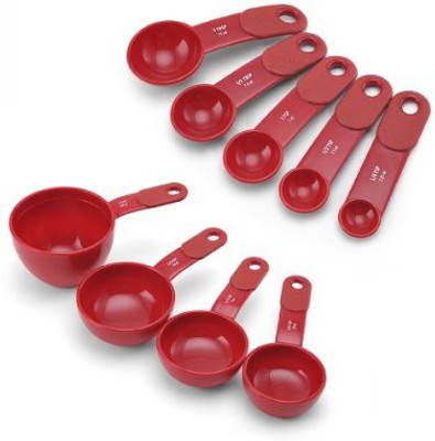 

Kitchen Aid Measuring Cups And Spoons Set (Red)