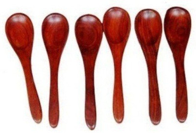 

A. S Wood Disposable Wooden Table Spoon Set(Pack of 6)