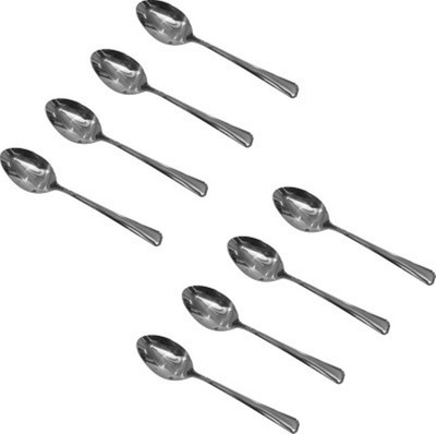 

SIDHIVINAYAK ENTERPRISES Steel Dessert Spoon Set(Pack of 8)