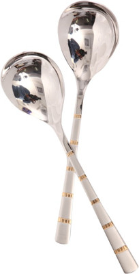 

Mullich Castle Gold Stainless Steel Serving Spoon Set(Pack of 2)