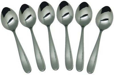 

LoveHome Stainless Steel Dessert Spoon Set(Pack of 6)