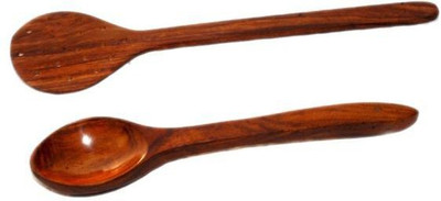 

Onlineshoppee Serving Wooden Serving Spoon Set(Pack of 2)
