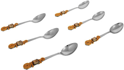 

Jewelkraft Designs Stainless Steel Tea Spoon Set(Pack of 6)