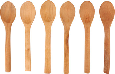 

HOKIPO Bamboo Tea Spoon Set(Pack of 6)