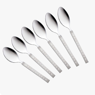 

Lakshmi Royal Stainless Steel Baby Spoon, Dessert Spoon Set(Pack of 6)