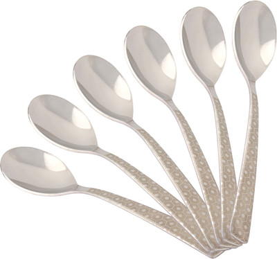 KOKO ALFA DESIGN ( KK/AL/TS/06) Stainless Steel Tea Spoon Set(Pack of 6)