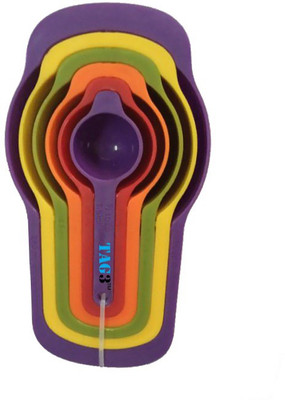 

Tag3 Pack Of 6 Pieces Cake Baking Cooking Measurement Cups Plastic Measuring Spoon Set(Pack of 6)