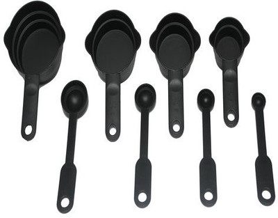 H D Enterprise Plastic Measuring Spoon Set(Pack of 8)