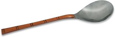 16% OFF on Prisha India Craft Stainless Copper, Steel Serving Spoon(Pack of 1)