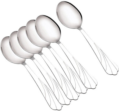 

Petals Stainless Steel Tea Spoon Set(Pack of 6)