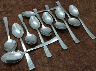 56% OFF on Bharat Stainless Steel Dessert Spoon Set(Pack of 12) 56% OFF on Bharat Stainless Steel Dessert Spoon Set(Pack of 12)