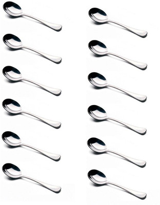 

nationale Stainless Steel Tea Spoon, Dessert Spoon Set(Pack of 12)