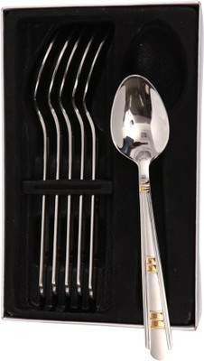 

Mullich Miracle Gold Stainless Steel Table Spoon Set(Pack of 6)