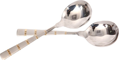 

Mullich Castle Gold Stainless Steel Serving Spoon Set(Pack of 2)