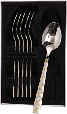 

Mullich Milano Gold Stainless Steel Table Spoon Set(Pack of 6)