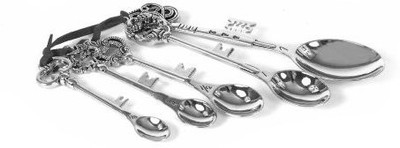 

Creative Co-op Creative Zinc Alloy Measuring Spoon Set With Key Handles