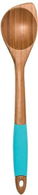

Lipper International Bamboo Pointed Spoon With Silicone Handle
