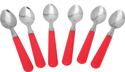 

Global Gifts Beautiful Stainless Steel Table Spoon Set(Pack of 6)