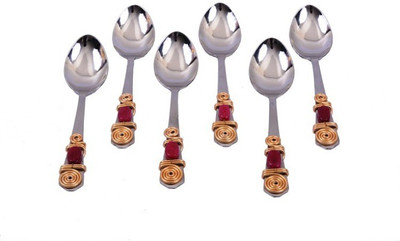 

JewelKraft Designs Steel Table Spoon Set(Pack of 6)