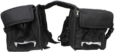 

Saumya Customs Waterproof Detachable(Black, Saddle Bag)