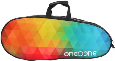 

One O One Canvas RACBAGCAV01 Black/Multicolour Kit Bag(Multicolor, Kit Bag), Black;multicolor