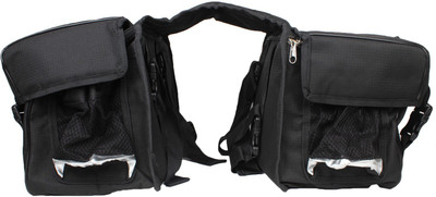 

Saumya Customs Customized Saddle Bag(Black, Saddle Bag)