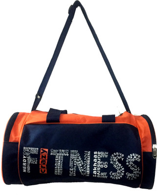 

Vinto FITNESS BLUE ORANGE WORDS STYLE Duffel(Blue, Kit Bag