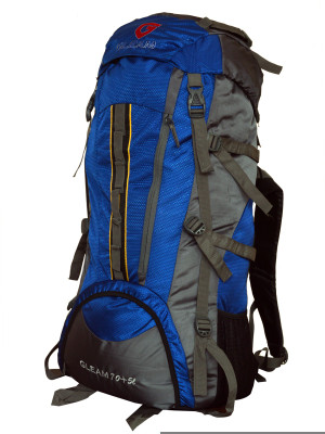 

Gleam Mountain Trekking & Hiking Backpack(Blue, Backpack)