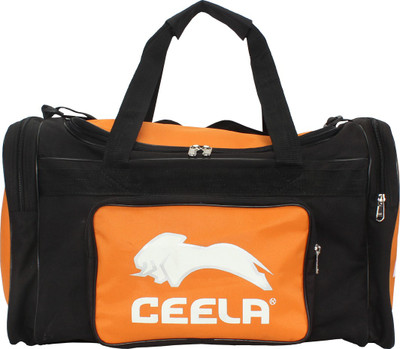 

Ceela Sports Personal Duffel Bag(Multicolor, Chalk Bag), Black;orange