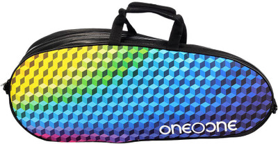 

One O One Canvas RACBAGCAV03 Black/Multicolour Badminton Kit Bag(Multicolor, Kit Bag, Brown;multicolor