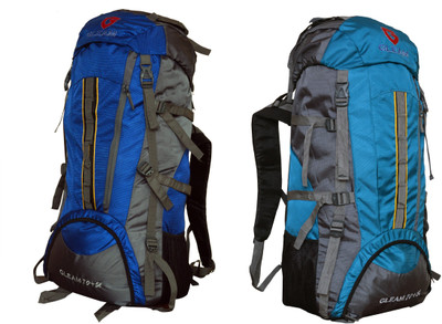 

Gleam 2209 Mountain / Hiking / trekking bag 75 Ltrs RUCKSACK(Multicolor, Backpack), Blue;grey