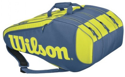 

Wilson Burn Team Rush 12 Kit Bag(Multicolor, Kit Bag), Blue;yellow