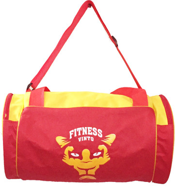

Vinto FITNESS RED YELLOW Duffel Bag(Red, Kit Bag