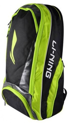 

Li-Ning ABSL226 Black/Lime Kit Bag(Green, Kit Bag), Black;green