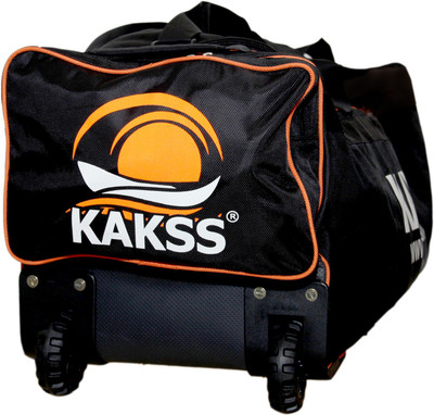 

KAKSS Crown Cricket Kit Bag(Black, Wheeler)