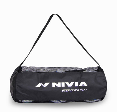 

Nivia Ball Carrying Bag 3 Balls(Black, Kit Bag
