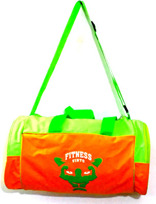 

Vinto Ultimate Green Orange Duffel Bag(Multicolor, Kit Bag