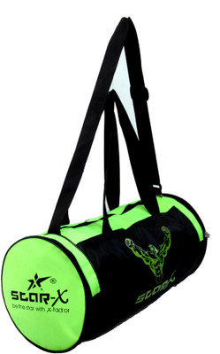 

Star X Floro Gym bag(Multicolor, Kit Bag, Black;green