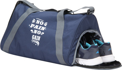 PinStar Fitness Gym Bag - Blue Gain (OS) Gym Bag(Silver, Frame Bag)