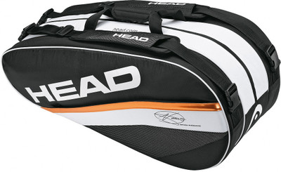 

Head Djokovic Combi Tennis Bag(Multicolor), Black;orange;white