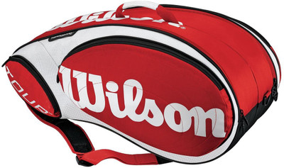 

Wilson Tour 9 Kit Bag(Multicolor, Kit Bag), Red;white