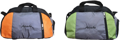 

Attache 1012 OG Gym Bag(Multicolor, Messenger Bag, Green;orange