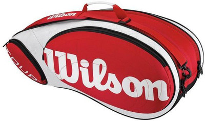

Wilson Tour 6pk Kit Bag(Multicolor, Kit Bag), Red;white