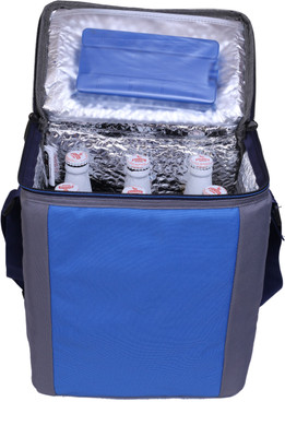 

Bags R Us 6 Bottle Chiller Bag(Blue, Sling Bag), Multicolor