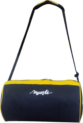 

Myarte AXIS Gym Bag(Multicolor, Sling Bag), Black;yellow